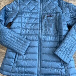 Patagonia LARGE Radalie Water rep Thermogreen-insul Jacket Woolly Blue.  NWOT